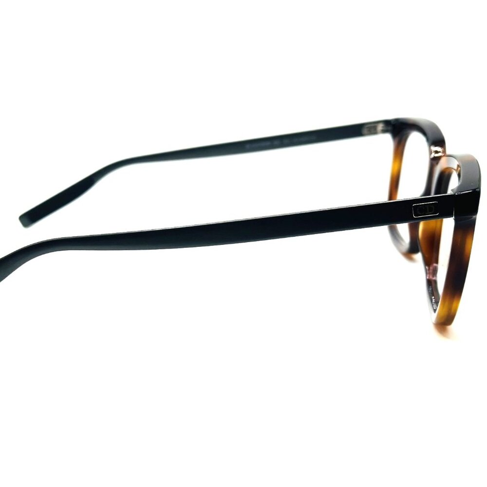NEW DIOR BLACKTIE216 8E2 Havana/Mt Dk Ruthenium Eyeglasses 54mm 19 150 - Picture 4 of 9